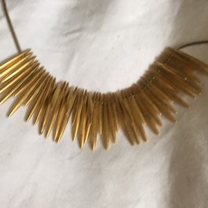 Madewell gold spike necklace
